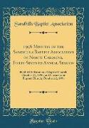 1996 Minutes of the Sandhills Baptist Association of North Carolina, Forty-Seventh Annual Session