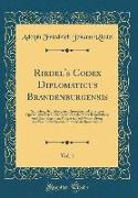Riedel's Codex Diplomaticus Brandenburgensis, Vol. 1