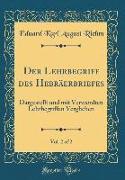 Der Lehrbegriff des Hebräerbriefes, Vol. 2 of 2
