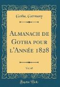 Almanach de Gotha pour l'Année 1828, Vol. 65 (Classic Reprint)