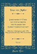 Jahresbericht Über die Fortschritte der Klassischen Altertumswissenschaft, Vol. 65