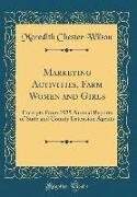 Marketing Activities, Farm Women and Girls