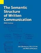 The Semantic Structure of Written Communication