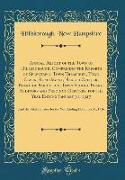 Annual Report of the Town of Hillsborough, Comprising the Reports of Selectmen, Town Treasurer, Town Clerk, Road Agent, Health Officer, Board of Education, Town School Board, Auditors and Precinct Officers, for the Year Ending January 31, 1927