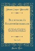 Bluntschli's Staatswörterbuch, Vol. 2 of 3