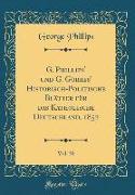 G. Phillips' Und G. Görres' Historisch-Politische Blätter Für Das Katholische Deutschland, 1852, Vol. 30 (Classic Reprint)