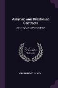 Assyrian and Babylonian Contracts: With Aramaic Reference Notes