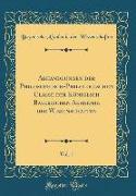 Abhandlungen der Philosophisch-Philologischen Classe der Königlich Bayerischen Akademie der Wissenschaften, Vol. 1 (Classic Reprint)