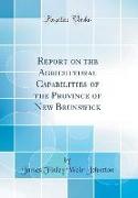 Report on the Agricultural Capabilities of the Province of New Brunswick (Classic Reprint)