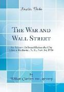 The War and Wall Street