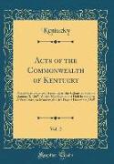 Acts of the Commonwealth of Kentucky, Vol. 2