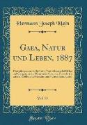 Gaea, Natur und Leben, 1887, Vol. 23