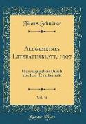 Allgemeines Literaturblatt, 1907, Vol. 16