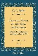 Original Notes on the Book of Proverbs, Vol. 2