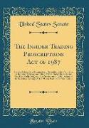 The Insider Trading Proscriptions Act of 1987