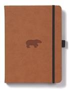 Dingbats A5+ Wildlife Brown Bear Notebook - Plain