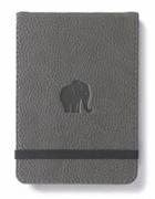 Dingbats A6+ Wildlife Grey Elephant Reporter Notebook - Lined