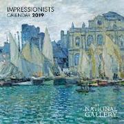 National Gallery - Impressionists - Mini Wall Calendar 2019 (Art Calendar)