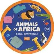 ANIMALS OF AFRICA BOOK & PUZZLE