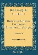 Briefe, die Neueste Litteratur Betreffend, 1764-1765