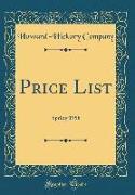 Price List: Spring 1958 (Classic Reprint)