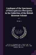 Catalogue of the Specimens of Heteropterous-Hemiptera in the Collection of the British Museum Volume: V. 4, Volume 4