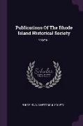 Publications Of The Rhode Island Historical Society, Volume 1