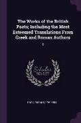 The Works of the British Poets, Including the Most Esteemed Translations From Greek and Roman Authors: 8