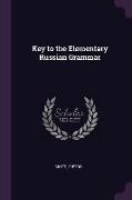 Key to the Elementary Russian Grammar