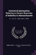 Statistical Information Relating to Certain Branches of Industry in Massachusetts: For the Year Ending June 1, 1855