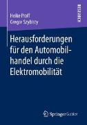 Herausforderungen für den Automobilhandel durch die Elektromobilität