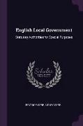 English Local Government: Statutory Authorities for Special Purposes