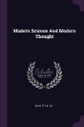 Modern Science And Modern Thought