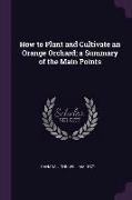 How to Plant and Cultivate an Orange Orchard, A Summary of the Main Points