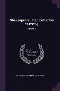 Shakespeare from Betterton to Irving, Volume 2
