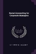 Social Accounting for Corporate Managers