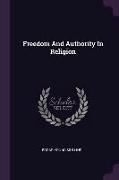 Freedom and Authority in Religion