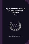 Papers and Proceedings of the Royal Society of Tasmania: 1911