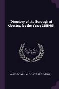 Directory of the Borough of Chester, for the Years 1859-60