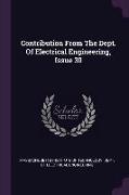 Contribution from the Dept. of Electrical Engineering, Issue 30