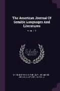 The American Journal Of Semitic Languages And Literatures, Volume 10