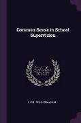 Common Sense in School Supervision