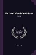Survey of Mountainous Areas: No.56