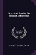 Diss. Acad. Praelim. de Precibus Hebraeorum