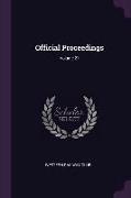 Official Proceedings, Volume 21