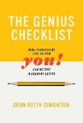 The Genius Checklist: Nine Paradoxical Tips on How You Can Become a Creative Genius