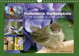 Gefiederte Gartengäste (Wandkalender 2019 DIN A4 quer)