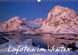 Lofoten im Winter (Wandkalender 2019 DIN A3 quer)