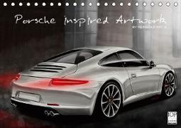 Porsche inspired Artwork by Reinhold Art´s (Tischkalender 2019 DIN A5 quer)
