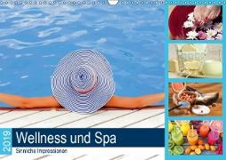 Wellness und Spa 2019. Sinnliche Impressionen (Wandkalender 2019 DIN A3 quer)